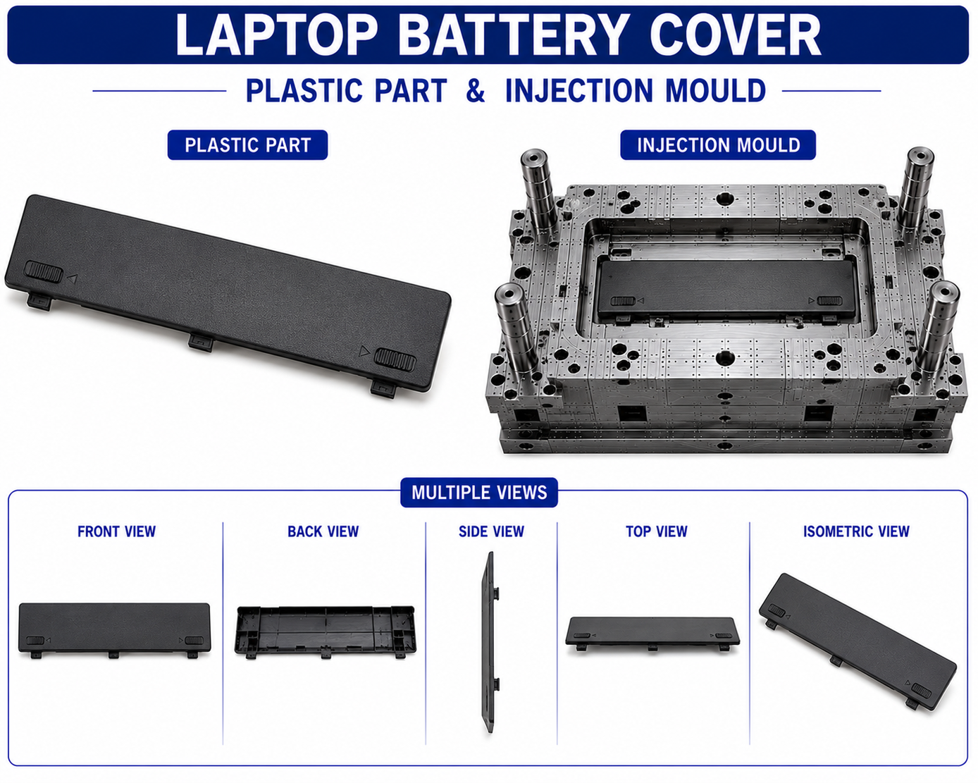 Laptop Plastic Battery Cover